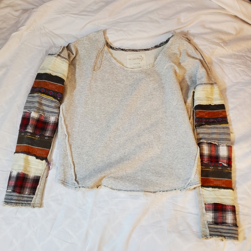 Free People Patchwork Sweater